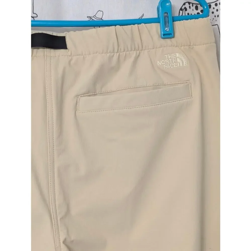 The North Face Tech Easy Pants Mens XL Belted Khaki Hiking Gorpcore Outdoors
